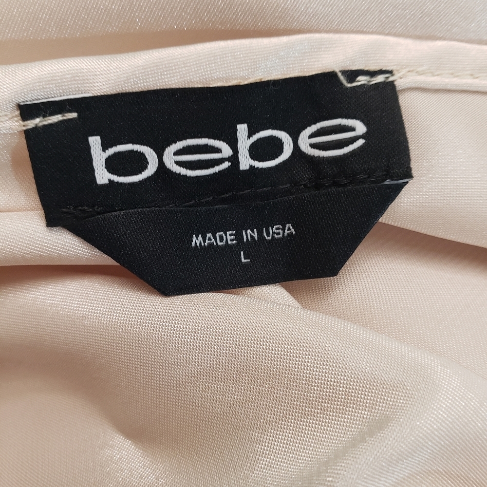 BEBE Shapewear Dress Slip Shine Maxi size L - Picture 5 of 5